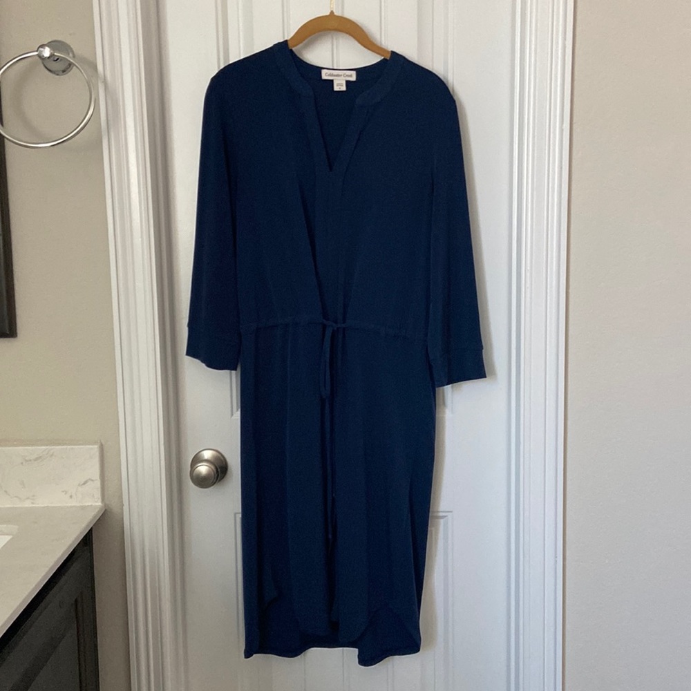 Coldwater Creek Size 8 Navy Dress